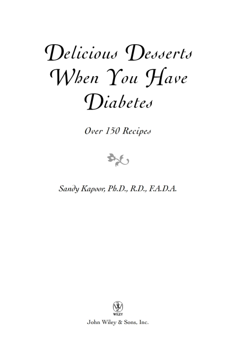 Cover image for book Delicious Desserts When You Have Diabetes
