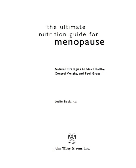 Cover image for book The Ultimate Nutrition Guide for Menopause