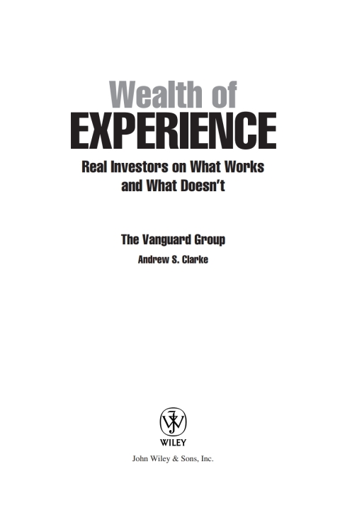 Cover image for book Wealth of Experience