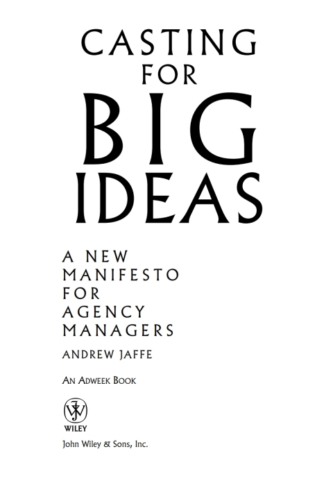 Cover image for book Casting for Big Ideas