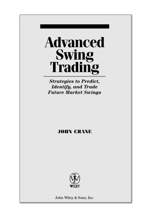 Cover image for book Advanced Swing Trading