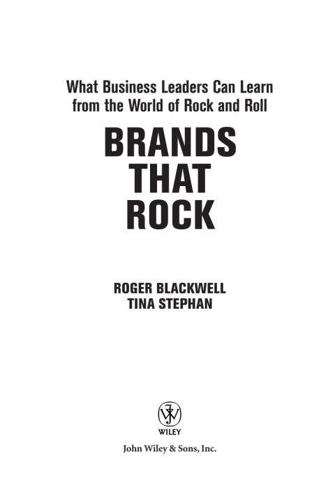 Cover image for book Brands That Rock: What Business Leaders Can Learn from the World of Rock and Roll