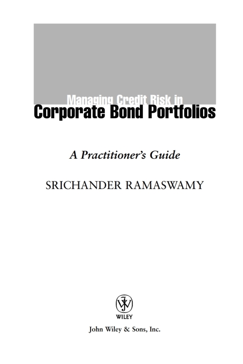 Cover image for book Managing Credit Risk in Corporate Bond Portfolios