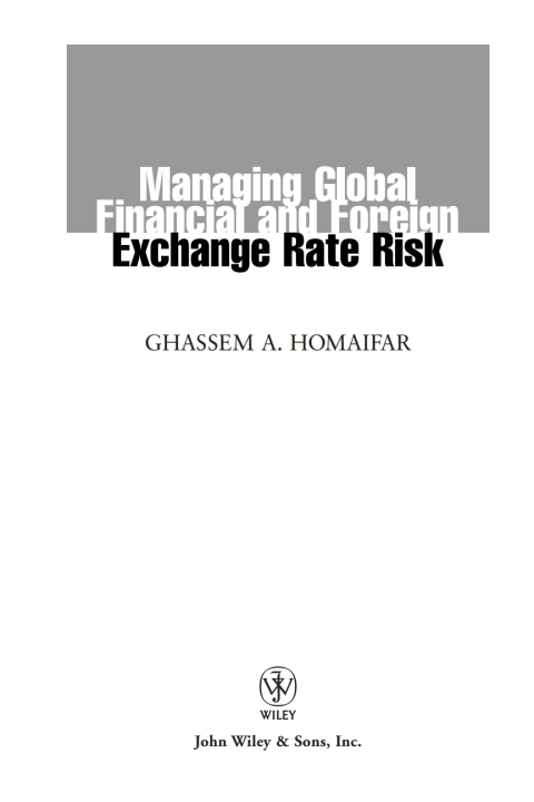 Cover image for book Managing Global Financial and Foreign Exchange Rate Risk