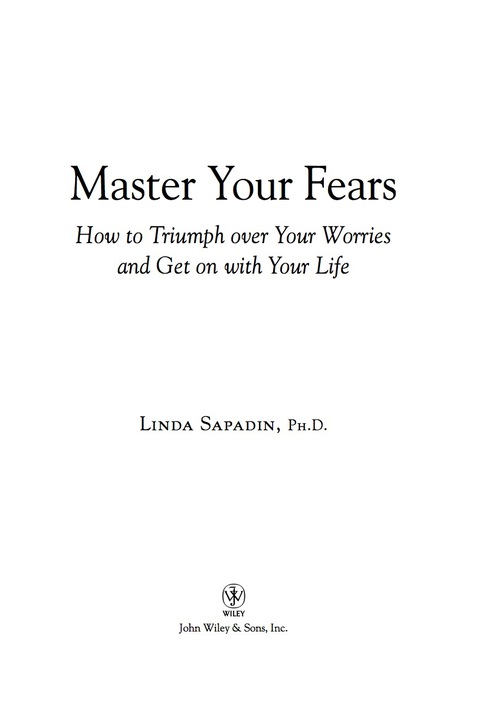 Cover image for book Master Your Fears