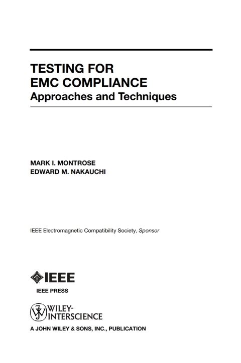Testing for EMC Compliance 