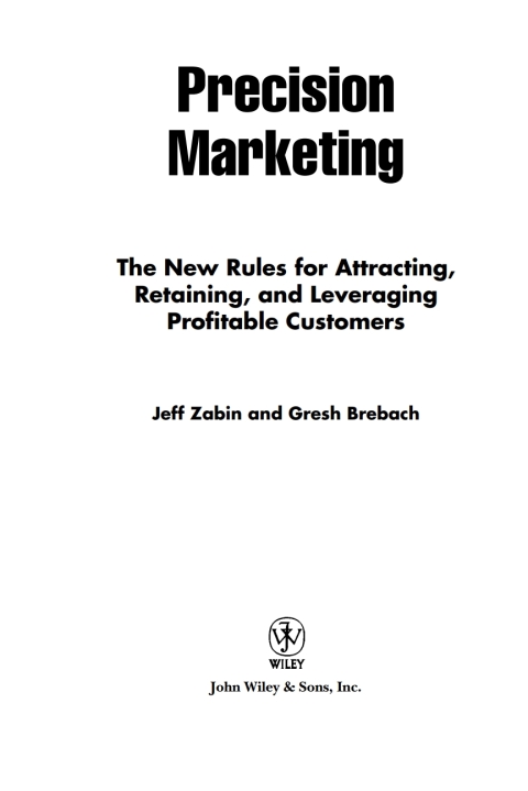 Cover image for book Precision Marketing