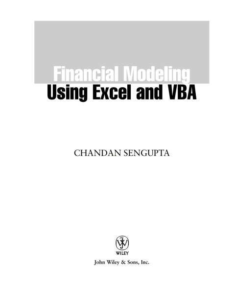 Cover image for book Financial Modeling Using Excel and VBA