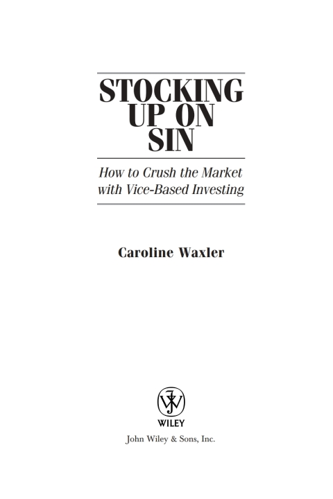 Cover image for book Stocking Up on Sin