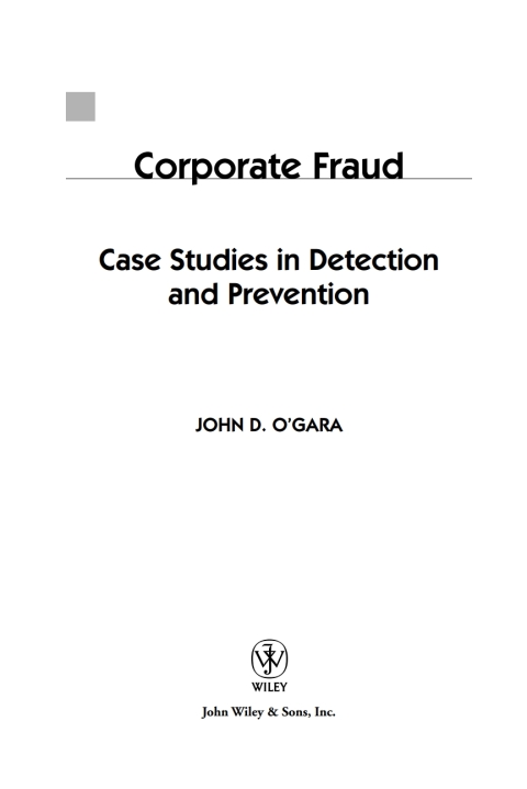 Cover image for book Corporate Fraud