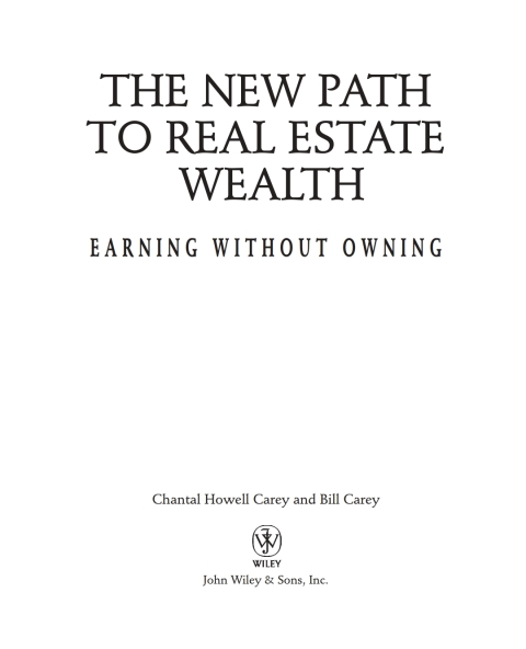 Cover image for book The New Path to Real Estate Wealth