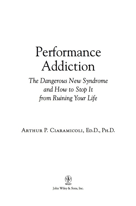 Cover image for book Performance Addiction