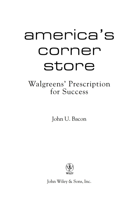 Cover image for book America's Corner Store