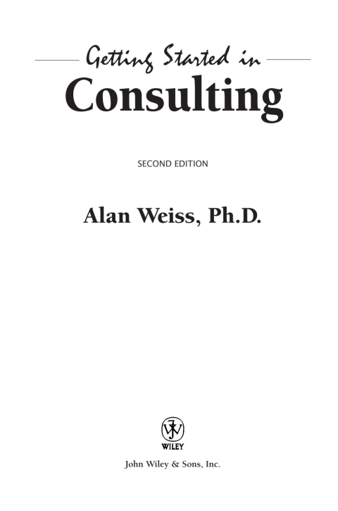 Cover image for book Getting Started in Consulting
