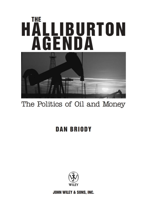 Cover image for book The Halliburton Agenda