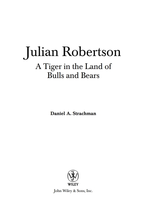 Cover image for book Julian Robertson
