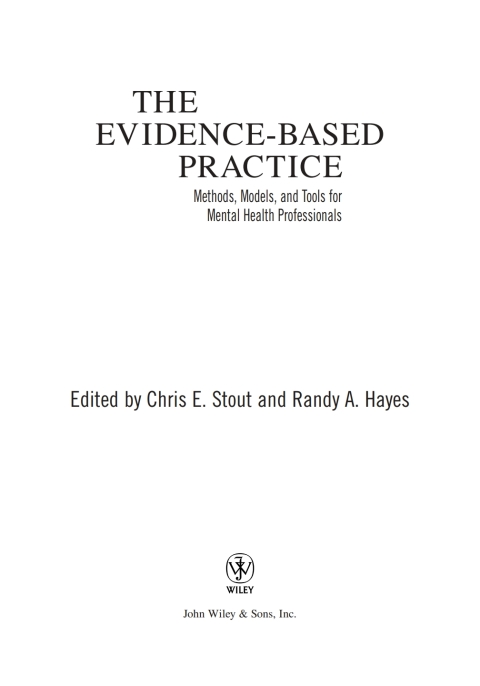 Cover image for book The Evidence-Based Practice