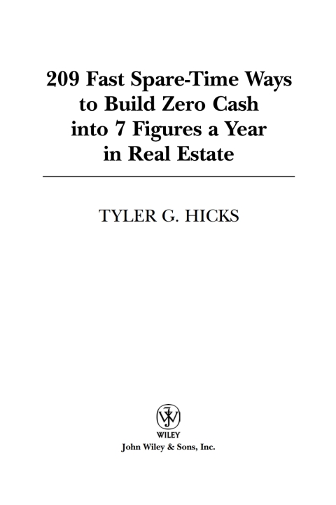 Cover image for book 209 Fast Spare-Time Ways to Build Zero Cash into 7 Figures a Year in Real Estate