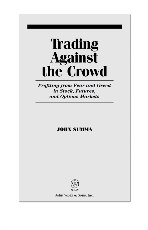 Cover image for book Trading Against the Crowd