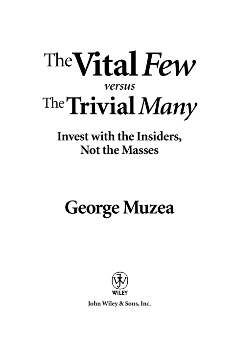 Cover image for book The Vital Few vs. the Trivial Many