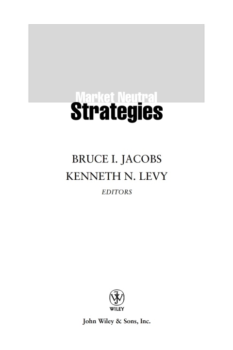 Cover image for book Market Neutral Strategies