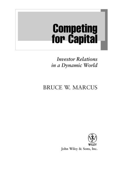 Cover image for book Competing for Capital