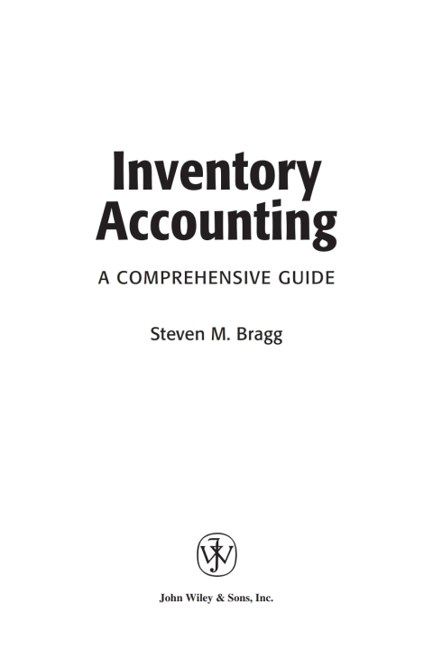 Cover image for book Inventory Accounting