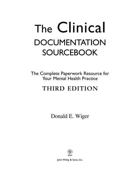 Cover image for book The Clinical Documentation Sourcebook
