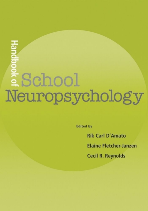 Cover image for book Handbook of School Neuropsychology