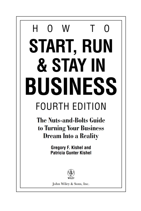 Cover image for book How to Start, Run, and Stay in Business