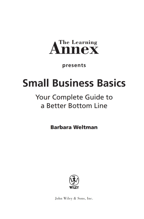 Cover image for book The Learning Annex Presents Small Business Basics