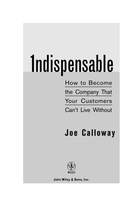 Cover image for book Indispensable