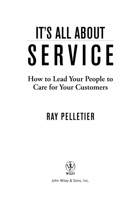 Cover image for book It's All About Service
