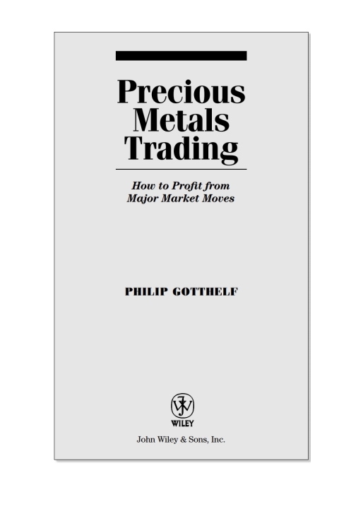 Cover image for book Precious Metals Trading