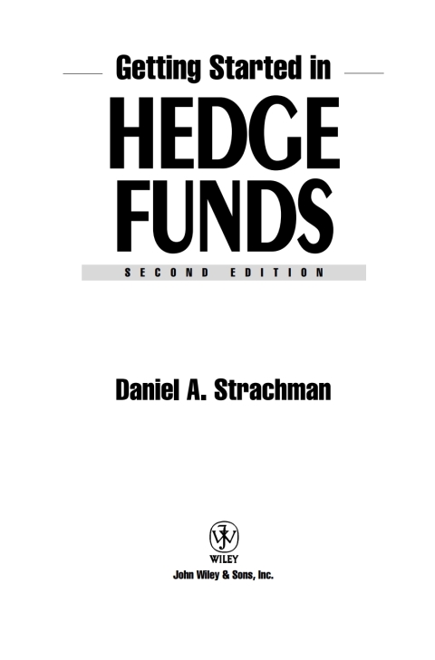 Cover image for book Getting Started in Hedge Funds