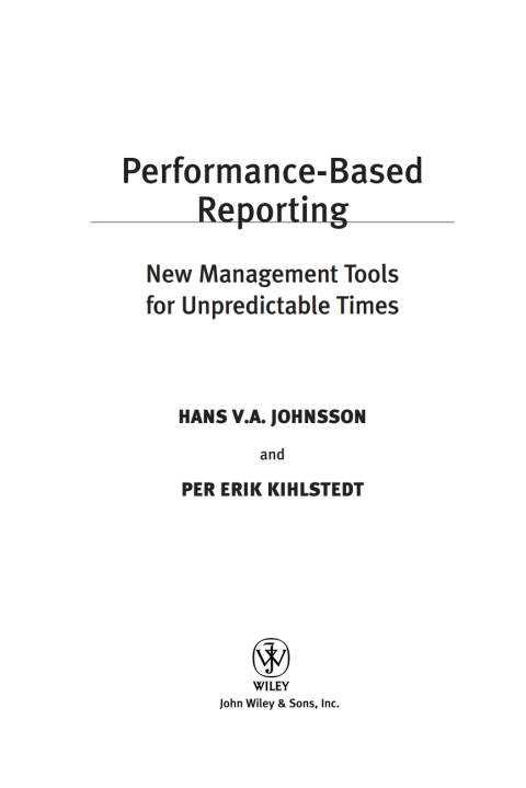 Performance-Based Reporting 
