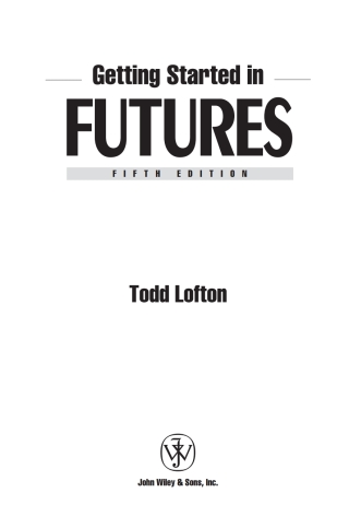 Getting Started in Futures