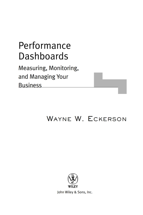 Cover image for book Performance Dashboards