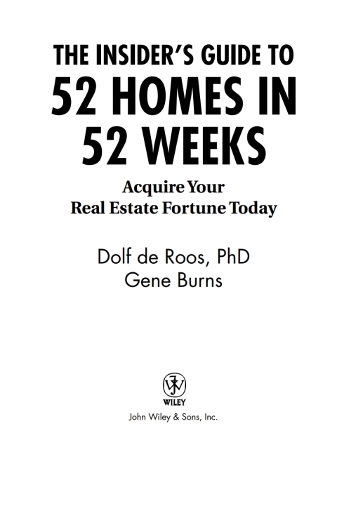 Cover image for book The Insider's Guide to 52 Homes in 52 Weeks