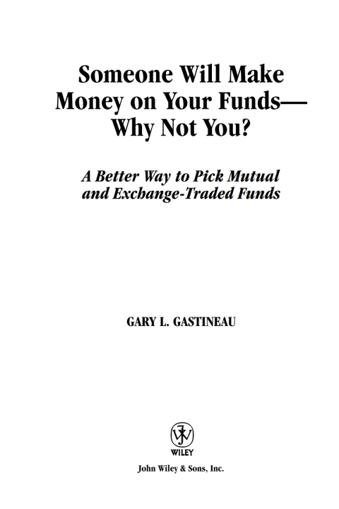 Cover image for book Someone Will Make Money on Your Funds - Why Not You?