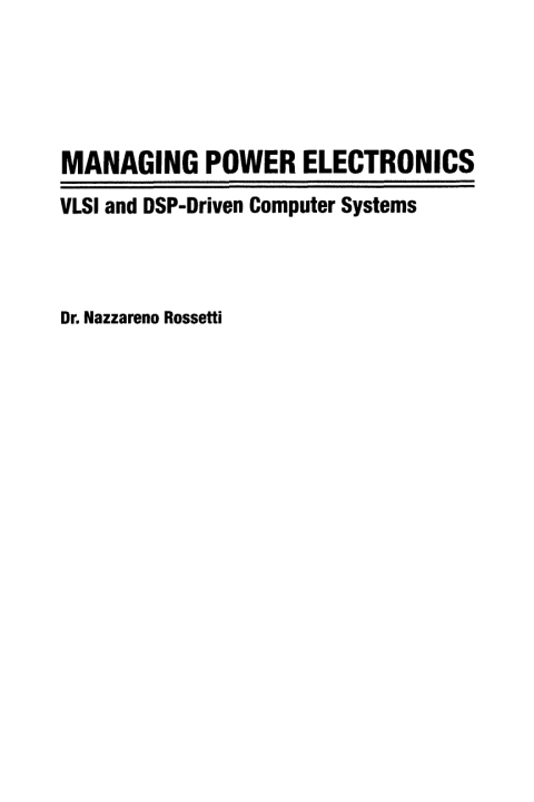 Cover image for book Managing Power Electronics