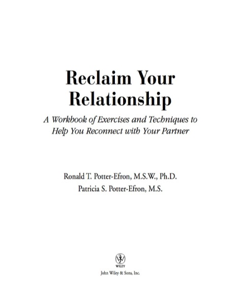 Cover image for book Reclaim Your Relationship