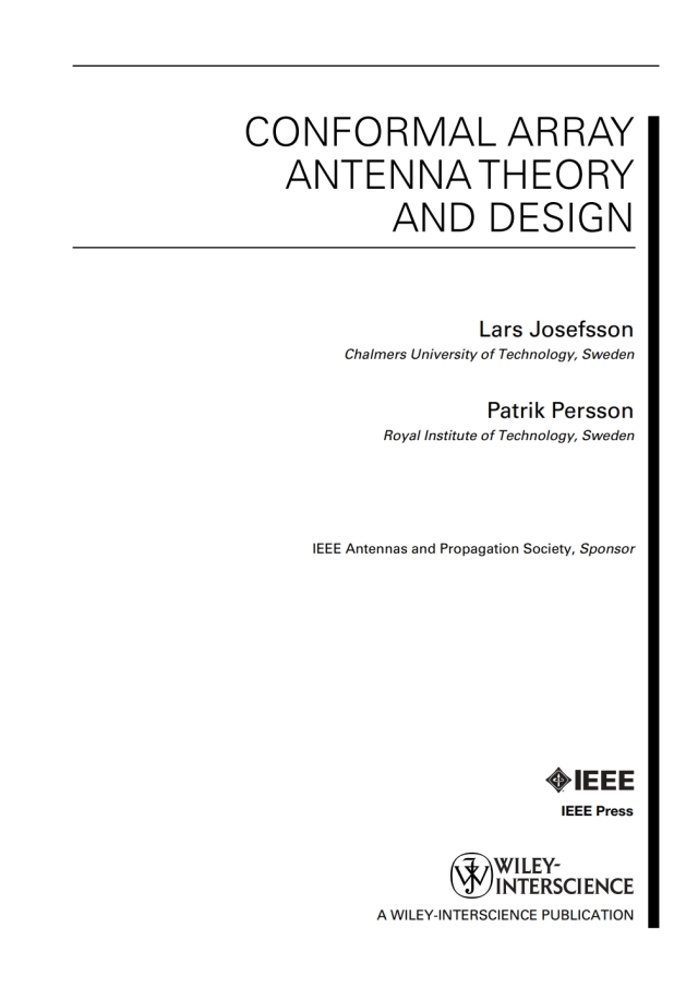 Conformal Array Antenna Theory and Design