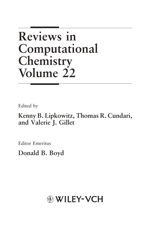 Reviews in Computational Chemistry 