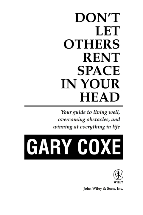 Cover image for book Don't Let Others Rent Space in Your Head