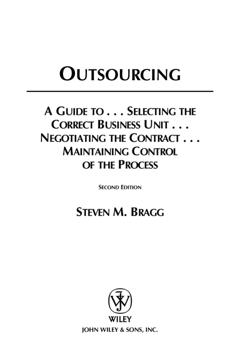 Cover image for book Outsourcing