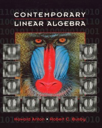 Cover image: Contemporary Linear Algebra 1st edition 9780471163626