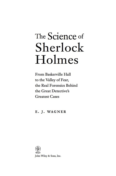 Science Of Sherlock Holmes