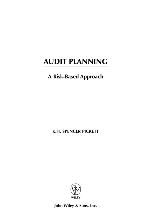 Cover image for book Audit Planning
