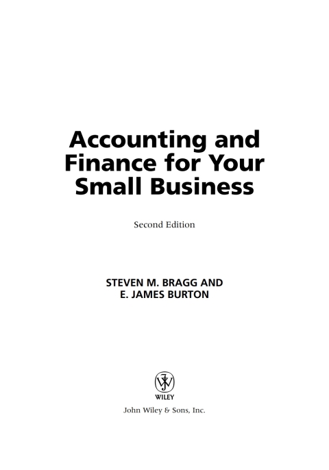 Cover image for book Accounting and Finance for Your Small Business
